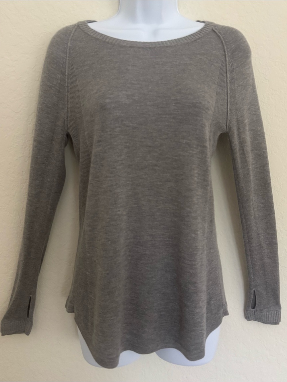 Lululemon Merino Wool Gray Sweater XS
